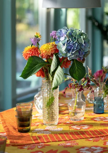 Duk "Soni" i ekologisk bomull - gurkmeja