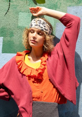 Sjal "Sophie" i ekologisk bomull - svart