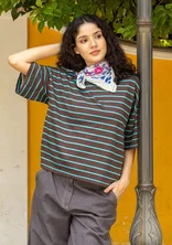 Top "Elise" i ekologisk bomull/modal - mörk jord