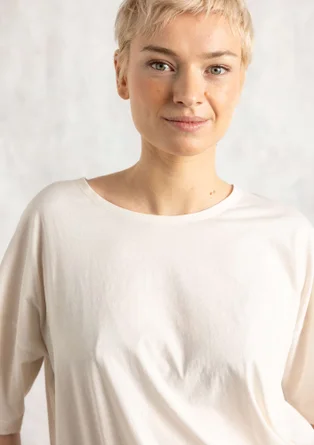 T-shirt i ekologisk bomull - oblekt