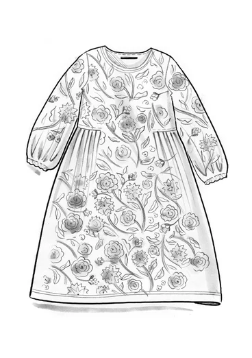 Trikåklänning "Pink Moon" i lyocell/elastan - lupin