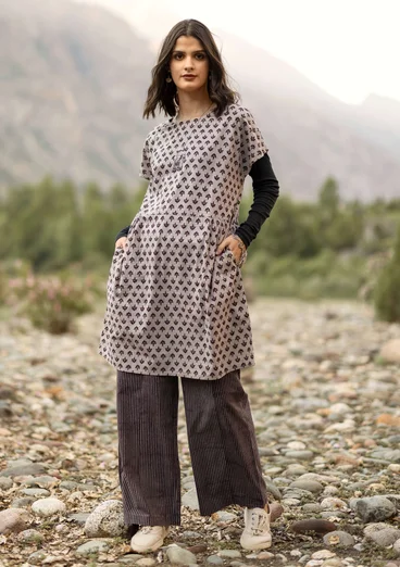 Vävd byxa "Willow" i ekologisk bomull - kashish