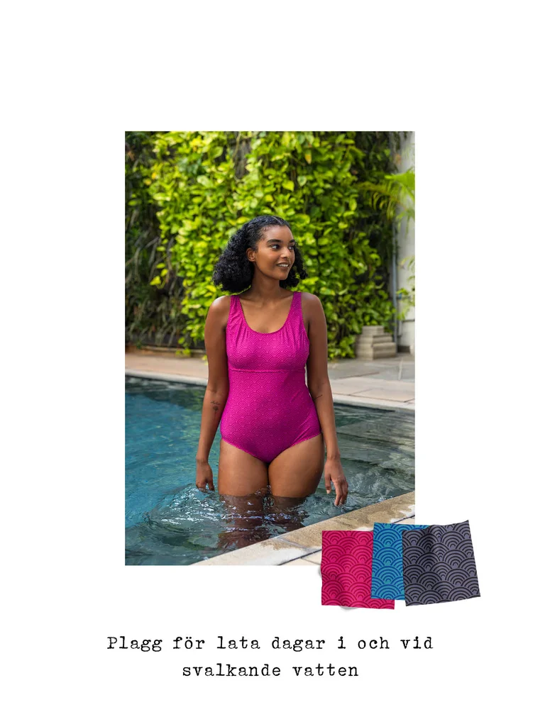 “Bow” swimsuit in polyamide/spandex