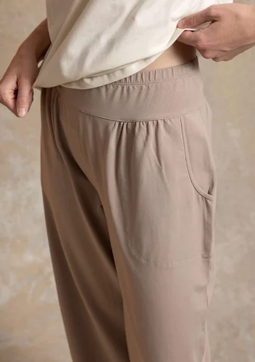 Trikåbyxa i ekologisk bomull/elastan - kashish