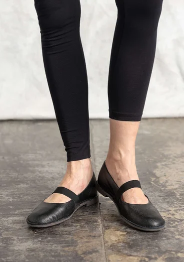 Ballerinasko i nappa - svart