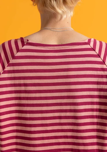 Basrands T-shirt i ekologisk bomull - cyklamen/körsbärsblom