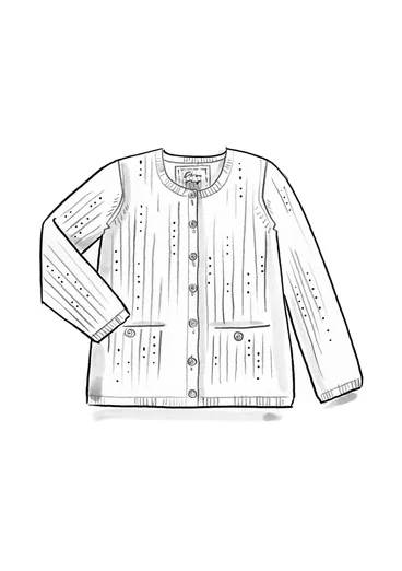 Nepskofta i lammullsmix - mullvad/melange