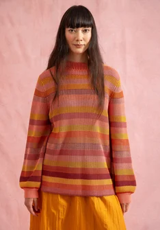 Tröja "Nebula" i ekologisk/återvunnen bomull - ljus näckros