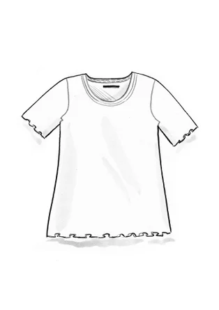 Top "Drop" i ekologisk bomull - svart