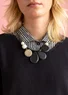 Halsband ”Agnes” i träpärlor (svart En storlek )