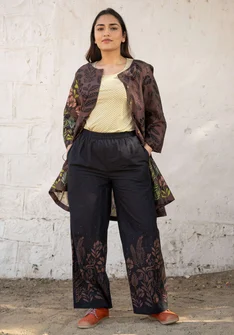 Byxa "Dawn" i ekologisk bomull - svart