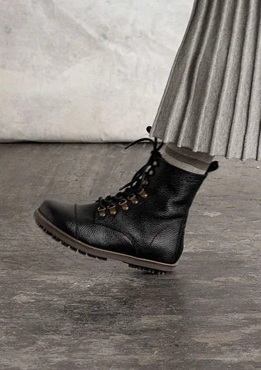 Känga i nappa - svart