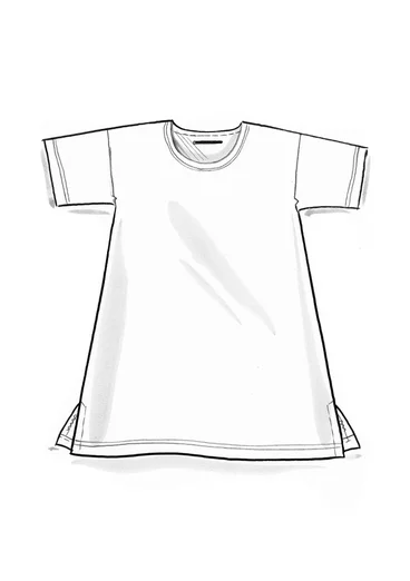 Trikåtunika ”Himla” i ekologisk bomull - rosmarin