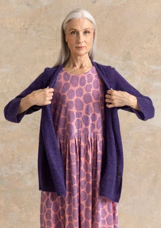 Omlottkofta i alpackamix - natthimmel/melange