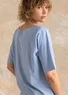 Trikåtop ”Himla” i ekologisk bomull (blå dimma L)