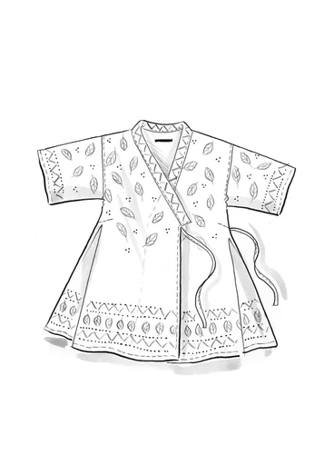 Kimono "Create" i bomull - svart