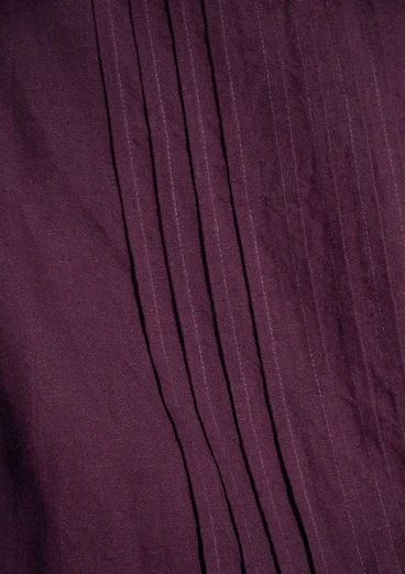 Vävd klänning "Sand" i ekologisk bomull/lin - allium