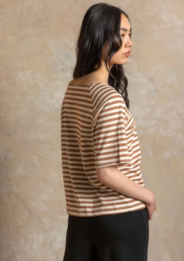 Basrands T-shirt i ekologisk bomull - ekollon/fjäder