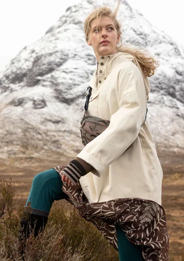 Enfärgad anorak "Tundra" i ekologisk bomull - ofärgad