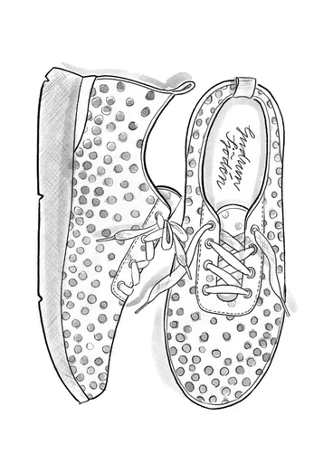 Sneaker "Juno" i återvunnen polyester - svart