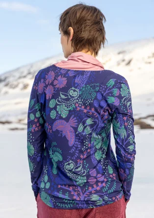 Top "Yura" i ekologisk lyocell/elastan - midnattsblå