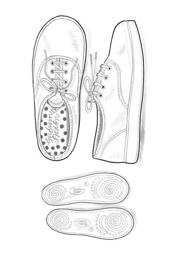 Tygsko ”Bianca” i ekologisk bomull - ljus cyklamen