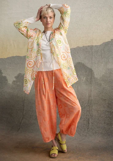 Vävd byxa "Cirrus" i ekologisk bomull. - nektar