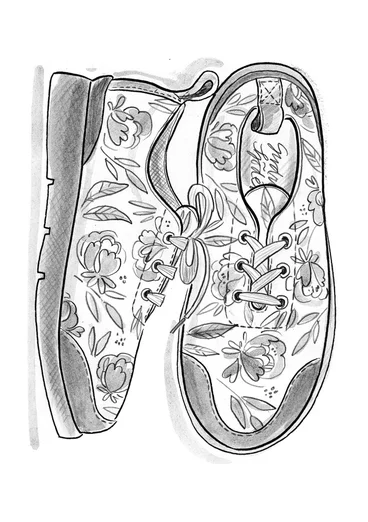 Sneaker "Olga" i återvunnen polyester - svart