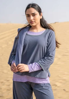 Top "Daisy" i ekologisk bomull - kimrök