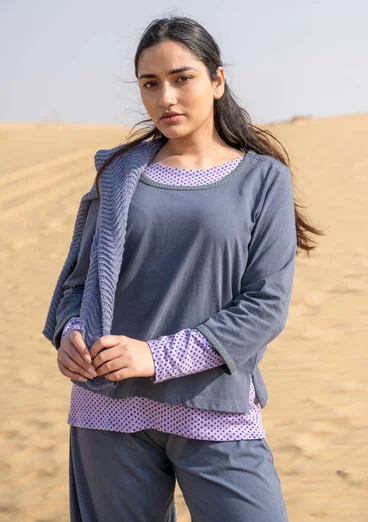 Top "Daisy" i ekologisk bomull - kimrök