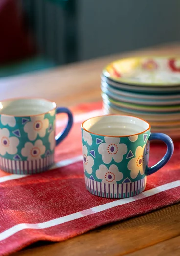 Mugg "Soni" i keramik - pepparmynta