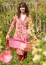 Trikåklänning "Sabrina" i ekologisk bomull (laxrosa M)