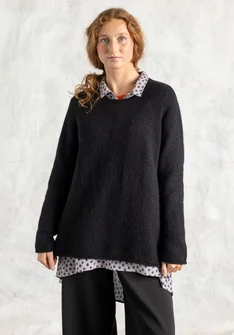 Bästiströja i alpackamix - svart