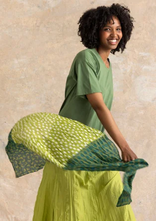 Trikåtunika ”Himla” i ekologisk bomull - rosmarin