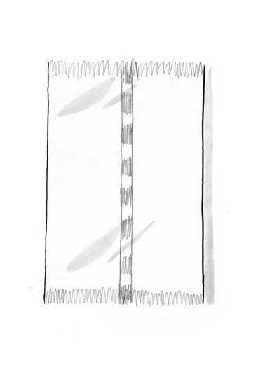 Bordstablett "Ira" i ekologisk bomull - havsblå