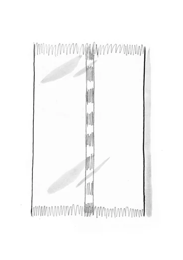 Bordstablett "Ira" i ekologisk bomull - havsblå