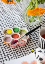 Palett "Play" i keramik - korall