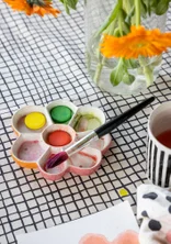 Palett "Play" i keramik - korall