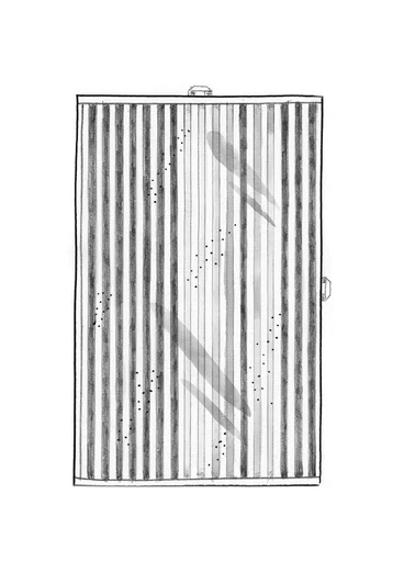 Badlakan "Sunset" i ekologisk bomull - grönt havsglas