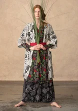 Kimono "Ayaka" i ekologisk bomull - fjäder