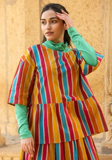 Blus "Akira" i ekologisk bomull - natur