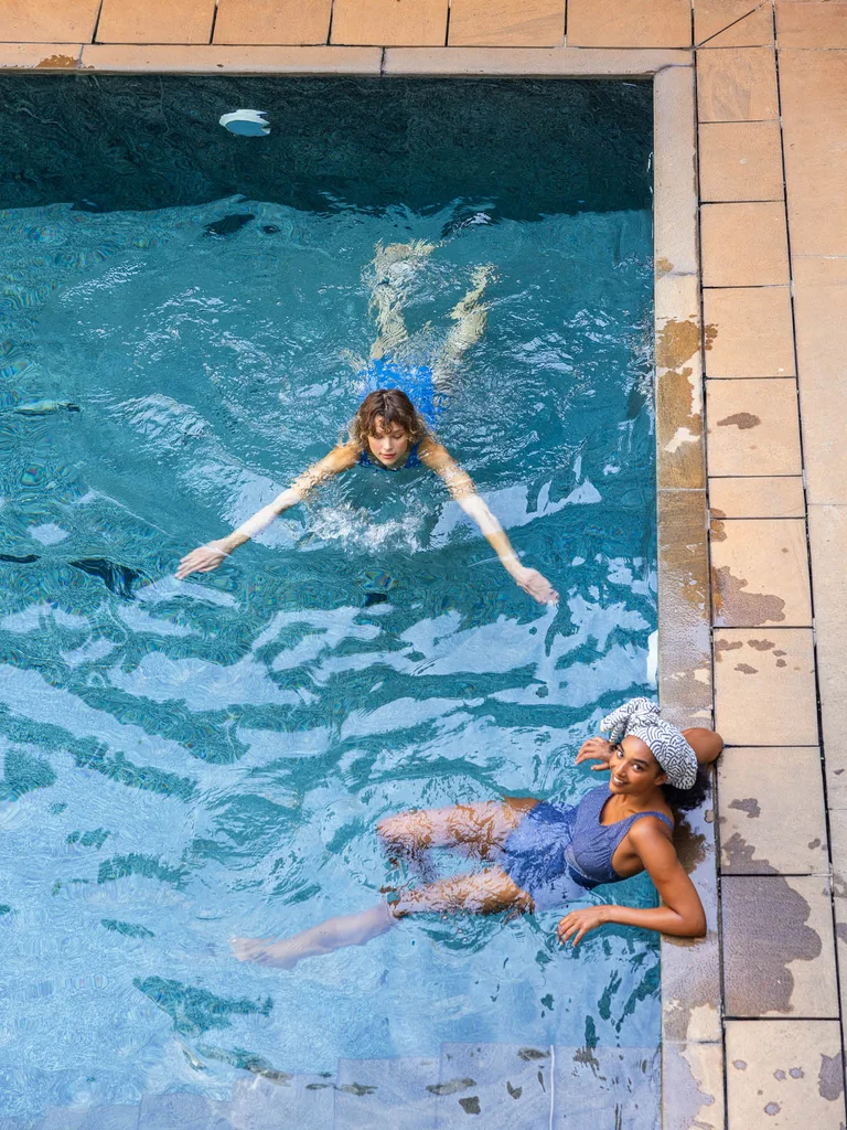 “Bow” swimsuit in polyamide/spandex