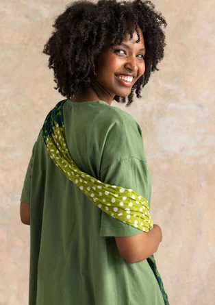 Trikåtunika ”Himla” i ekologisk bomull - rosmarin