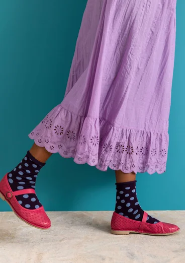 Ballerinasko i nappa - ljus cyklamen