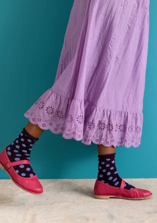 Ballerinasko i nappa - ljus cyklamen