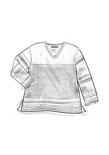 Tröja i alpackamix - flerfärgad