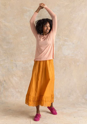 Vävd underkjol i ekologisk bomull - klementin