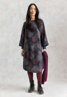 Vävd klänning "Fizz" i lin/modal - svart