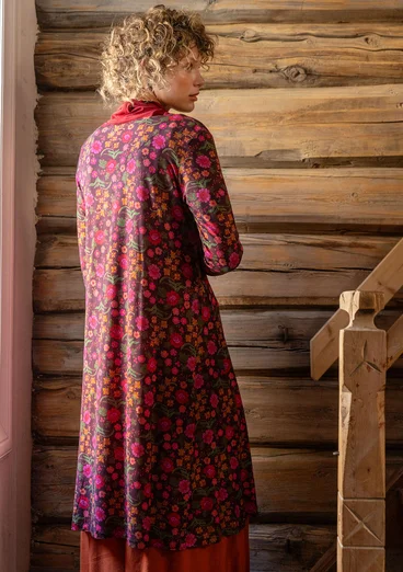 Trikåklänning "Rosebay" i lyocell/elastan - aubergine