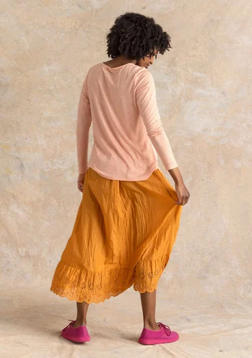 Vävd underkjol i ekologisk bomull - klementin